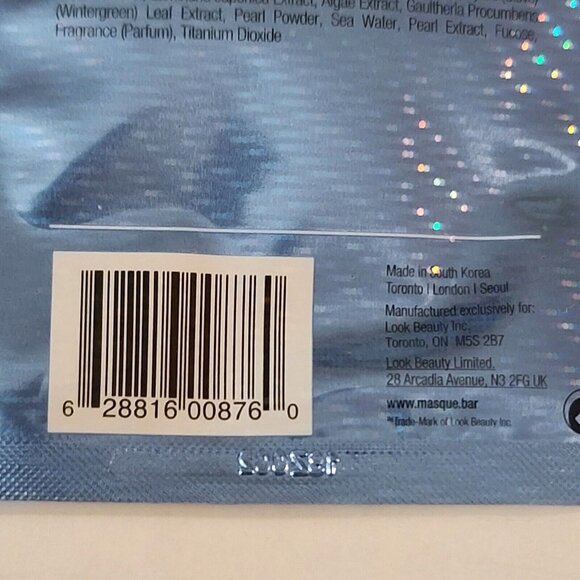 Masque Bar Blue Glitter Peel Off Face Mask Korean Moisturize Soothe Lot of 10 - Picture 5 of 7